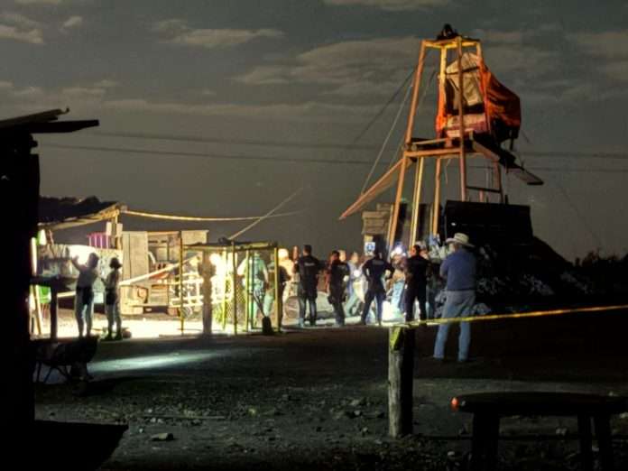 Derrumbe mina en Sabinas