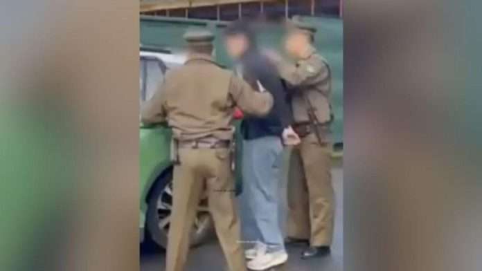 Detención del padre