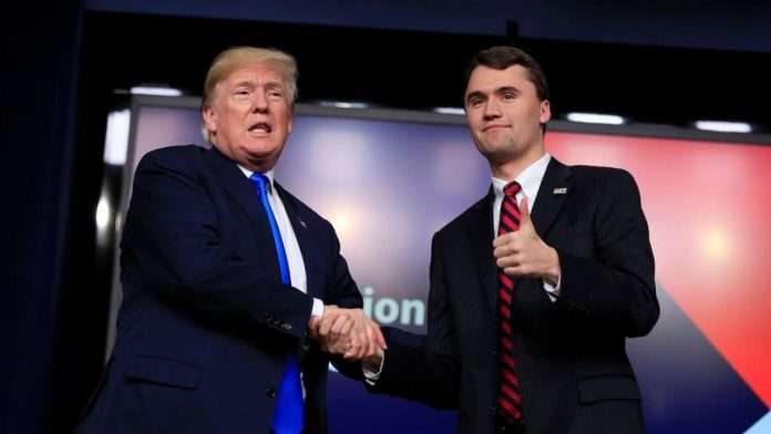 Donald Trump y Charlie Kirk
