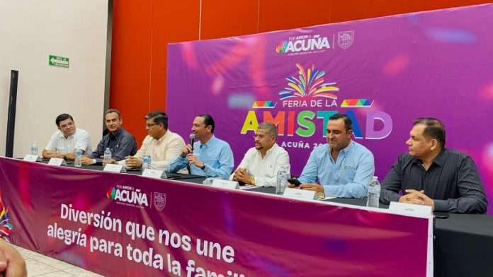 Anuncian Feria de la Amistad 2025 en Acuña