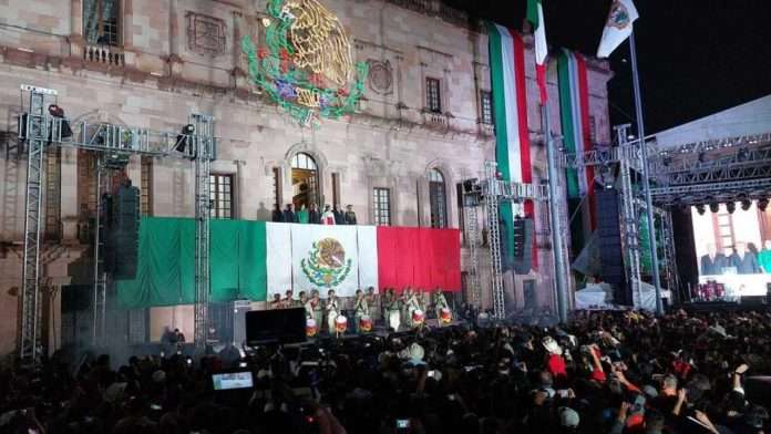 Grito de Independencia en Saltillo