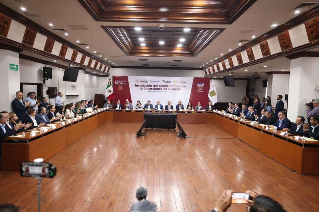 Instala Gobierno de Coahuila Comité Promotor de Inversiones en Coahuila