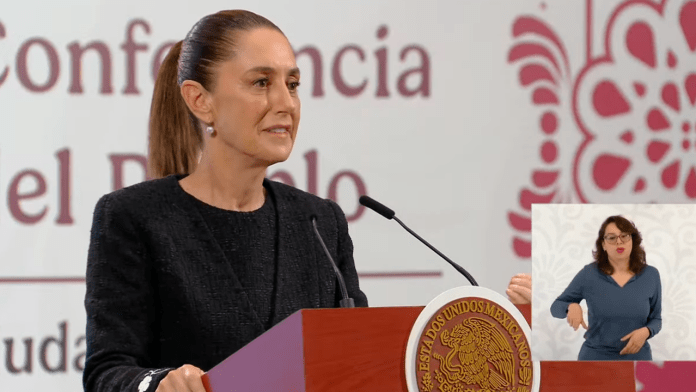 La presidenta Claudia Sheinbaum