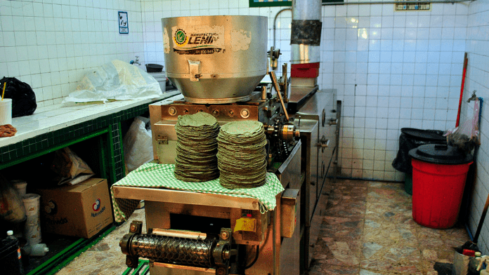 Máquina de tortillas