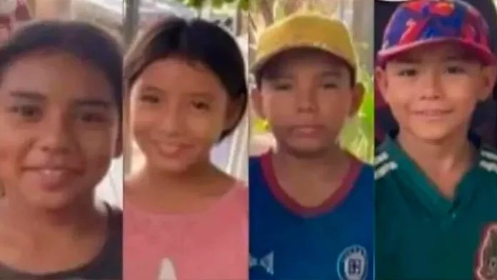María del Rosario, Gisel Jesús Gerardo y Yoel Olea Ramírez