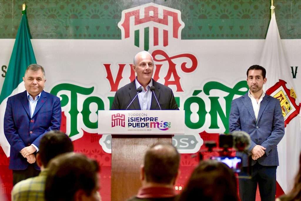 Román Cepeda anuncia actividades para la celebración de las fiestas patrias y el 118 aniversario de Torreón