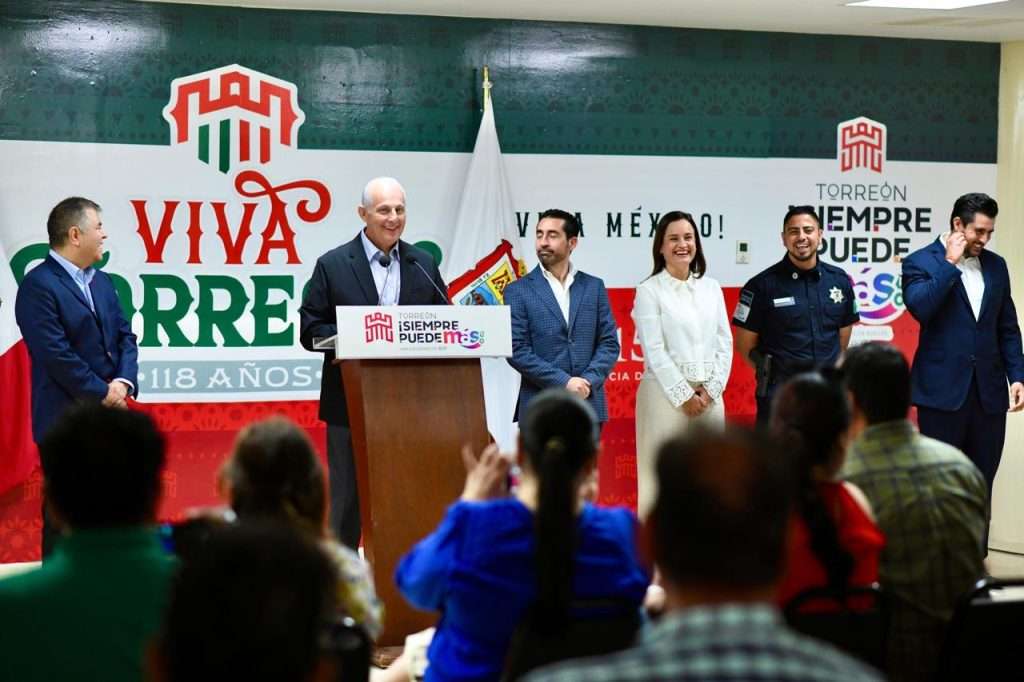 Román Cepeda anuncia actividades para la celebración de las fiestas patrias y el 118 aniversario de Torreón