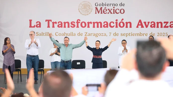 Sheinbaum anuncia 650 millones de pesos para ganaderos de Coahuila y arranque del tren Saltillo-Nuevo Laredo este martes