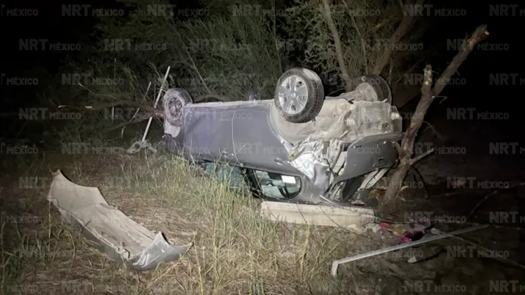 Volcadura en la carretera