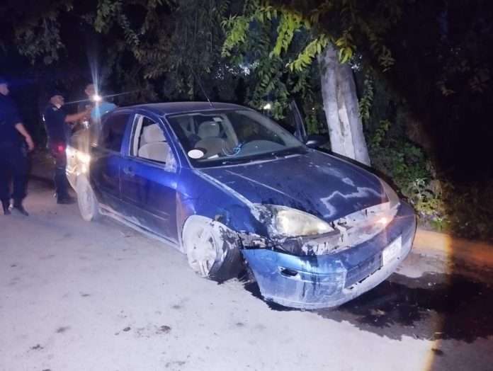 n conductor alcoholizado protagonizó un accidente en la colonia Magisterial de Múzquiz