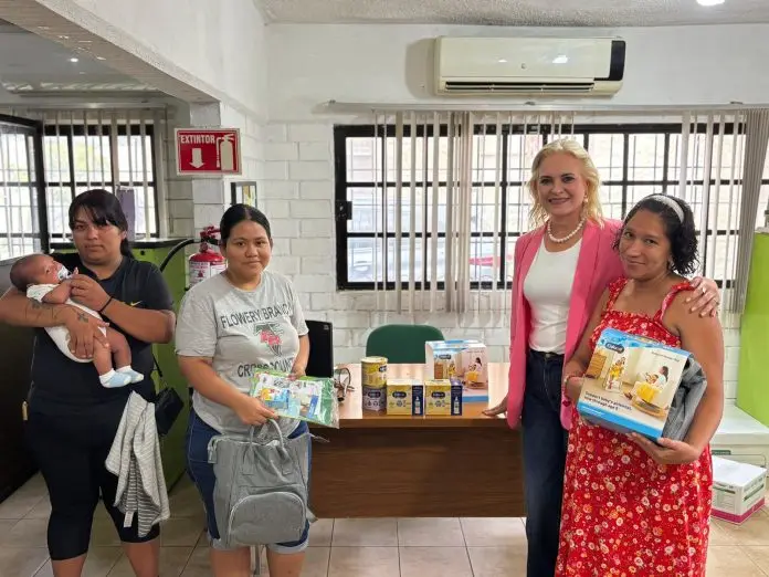 El Gobierno Municipal de Múzquiz y el DIF Coahuila impulsan apoyos a mujeres embarazadas y en lactancia con canastas básicas