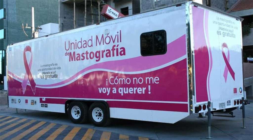 El Mastógrafo Móvil estará en el Centro de Salud de Múzquiz este martes 23 de septiembre con 25 lugares