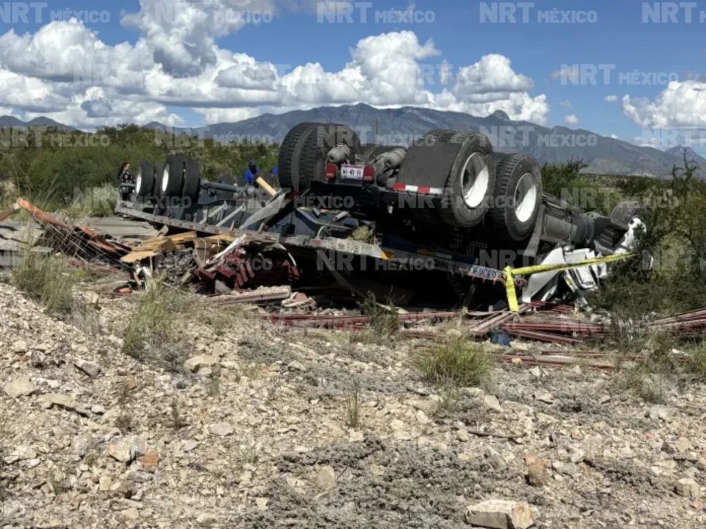Tragedia en la carretera estatal 24: operador pierde la vida en aparatoso accidente
