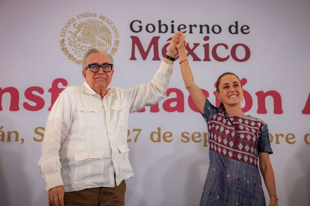 En Sinaloa, ante 30 mil personas Claudia Sheinbaum anuncia histórico acuerdo con Estados Unidos para controlar el paso de armas de EU a México