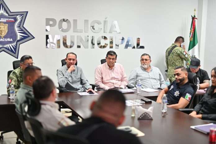 Mantiene municipio reuniones de seguridad