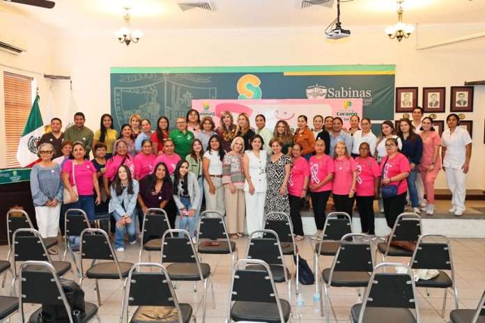 Octubre Rosa en Sabinas: esperanza, salud y apoyo para la mujer