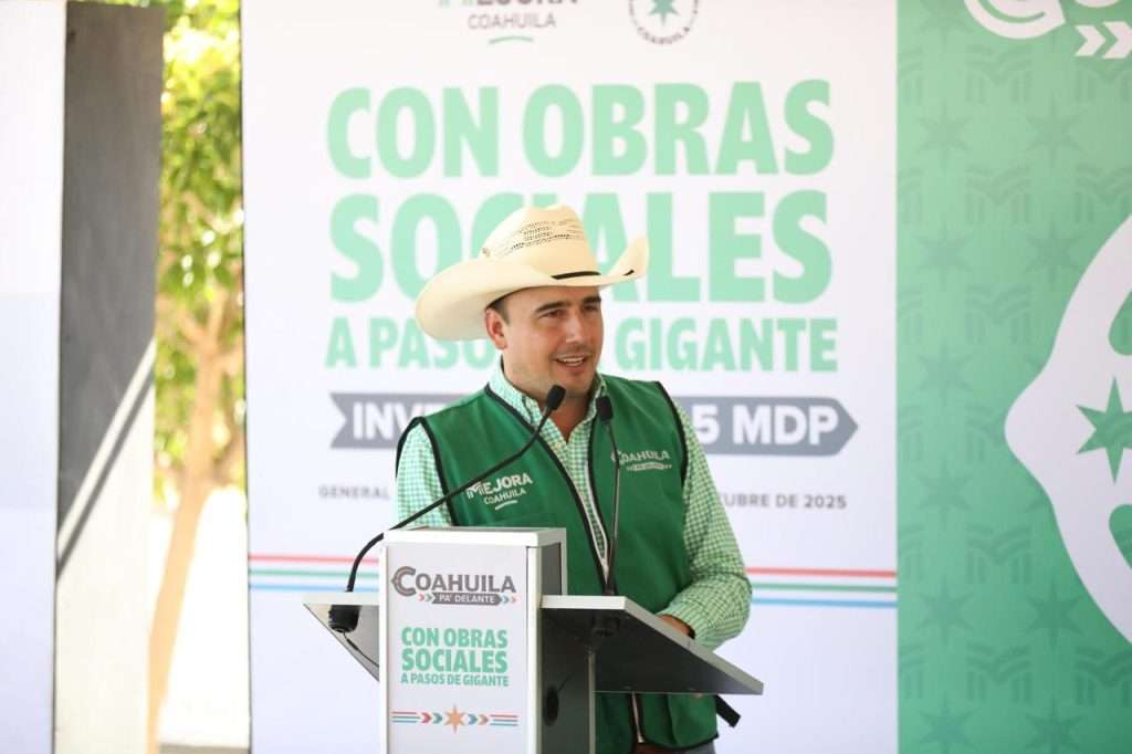 Coahuila avanza con obras sociales a pasos de gigante: Manolo Jiménez