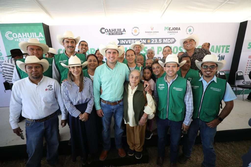 Coahuila avanza con obras sociales a pasos de gigante: Manolo Jiménez