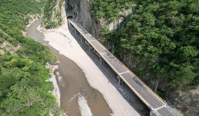 Concluye SICT construcción de la carretera San Ignacio-Tayoltita, que fomenta la actividad económica entre Durango y Sinaloa