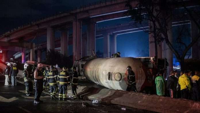 Explosión de pipa en Iztapalapa