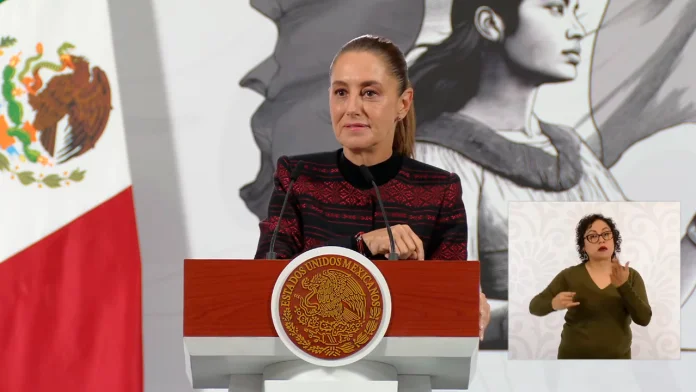 La presidenta Claudia Sheinbaum