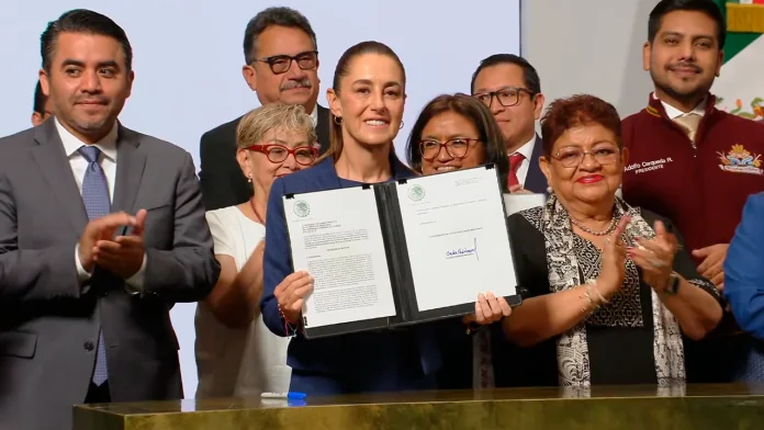 La presidenta Claudia Sheinbaum