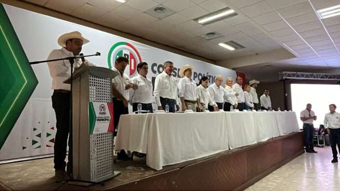El PRI en Múzquiz celebró la toma de protesta de su Consejo Político Municipal