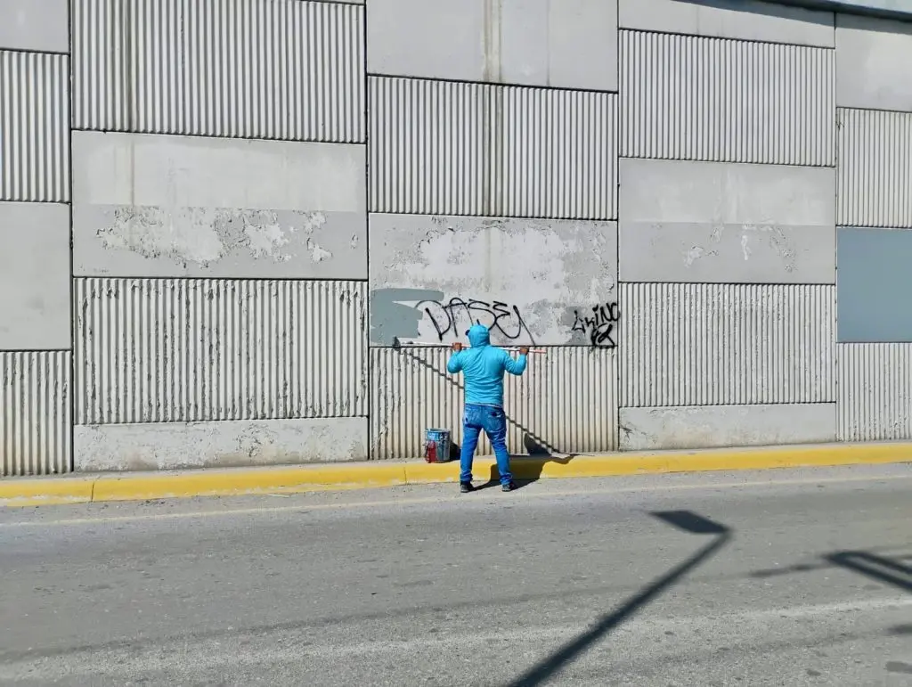 Mejoran la imagen urbana en carretera a Mieleras y bulevares aledaños