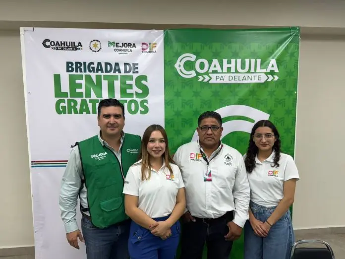 Arranca brigada de lentes gratuitos en Acuña con apoyo del Gobierno y DIF Coahuila