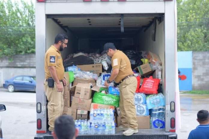 Habilita municipio centros de acopio en apoyo a Veracruz