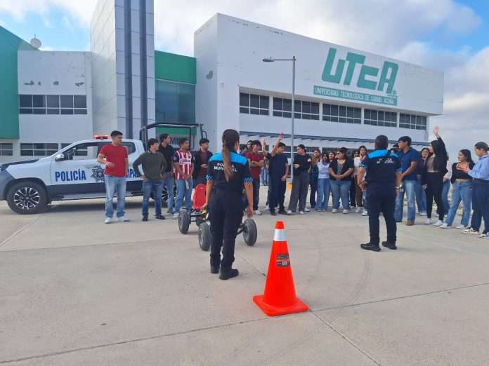 Lleva Seguridad Pública platicas de cultura vial a universidades