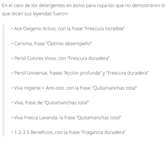 Profeco: