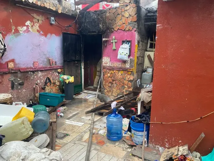 Se incendia vivienda en Nueva Rosita