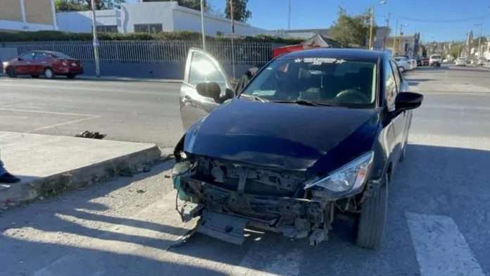 Accidente en zona centro