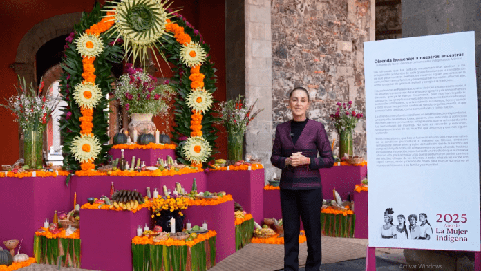 Claudia Sheinbaum Día de Muertos