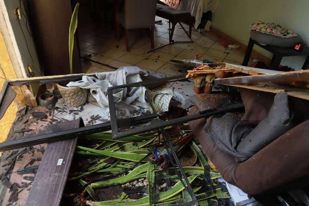 Daños de la explosión