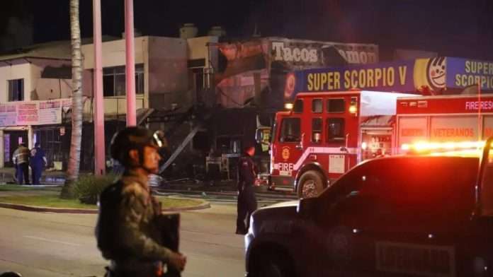 Explosión en una taquería de Mazatlán