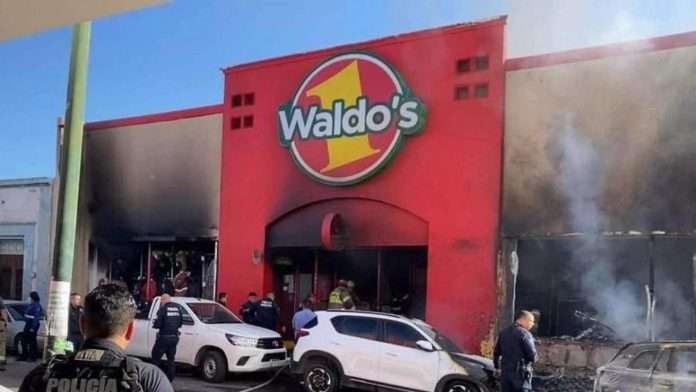 Incendio en tienda del centro