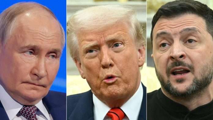 Presidente de Rusia, Estados Unidos y Ucrania