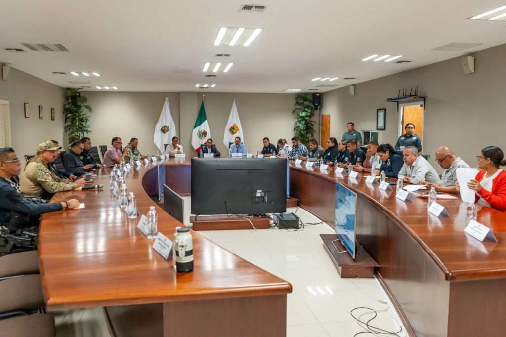 Reunión semanal de seguridad refuerza la coordinación entre los tres órdenes de gobierno