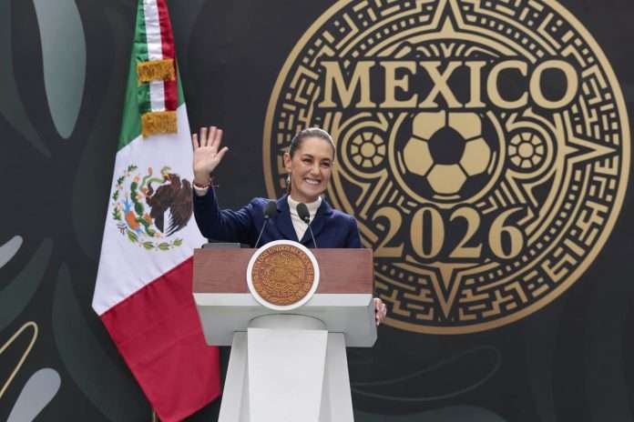 Presidenta presenta la Copa Mundial FIFA 2026; 