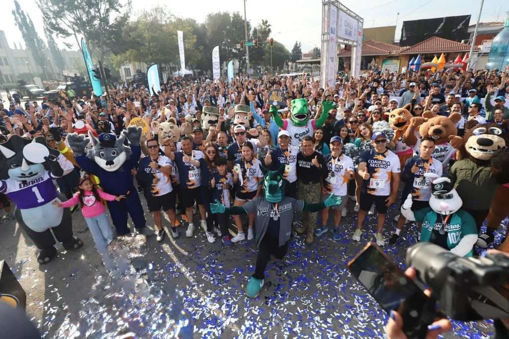 Todo un éxito Carrera 5K Coahuila Seguro