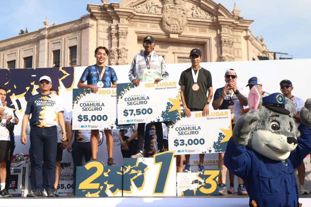 Todo un éxito Carrera 5K Coahuila Seguro
