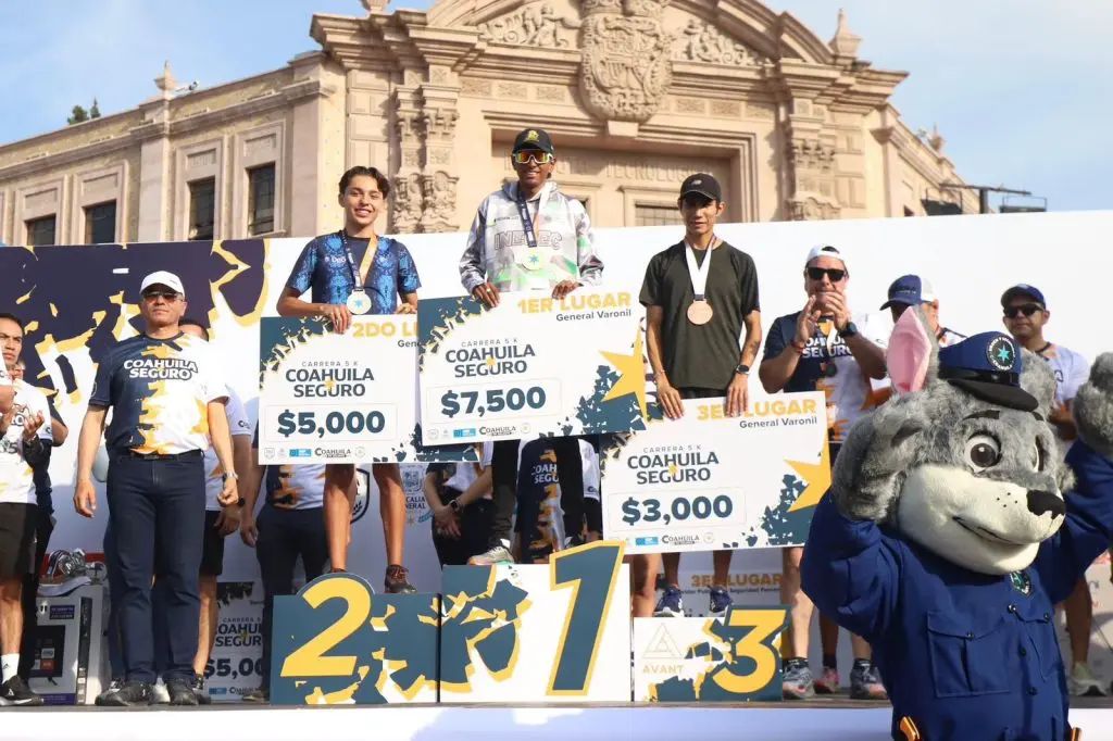 Todo un éxito Carrera 5K Coahuila Seguro