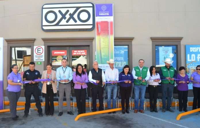 Punto Violeta Oxxo en la Zona Centro de Múzquiz