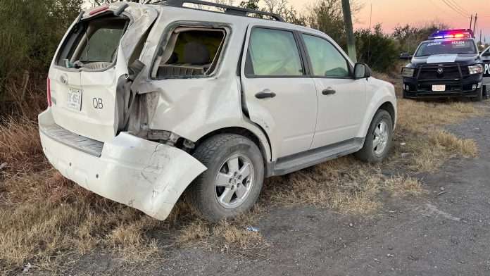 Dos accidentes viales se registraron en Múzquiz; no hubo lesionados, solo daños materiales