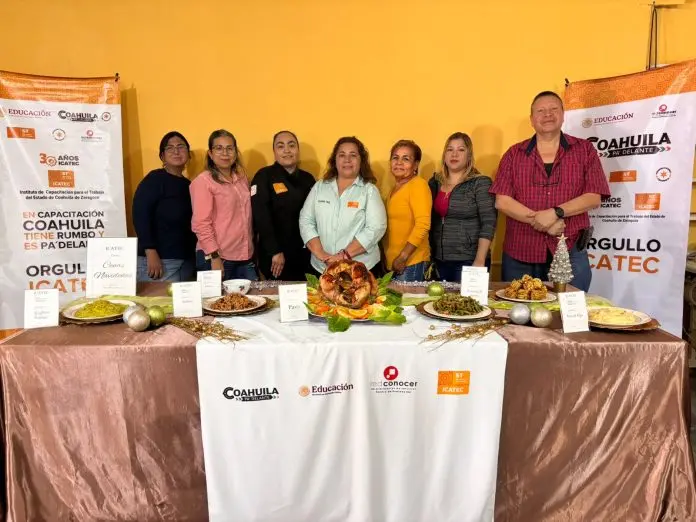 Icatec Múzquiz invita a su curso intensivo de cenas navideñas este 21 de noviembre