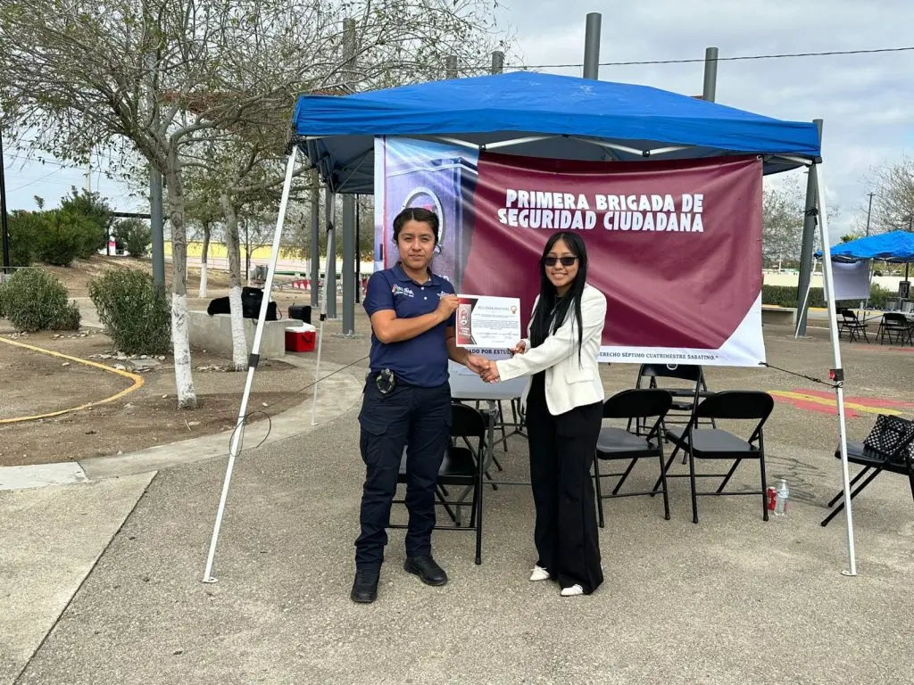 Participa Seguridad Pública en brigada de seguridad ciudadana