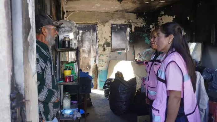 Apoya DIF Acuña a familia afectada por incendio