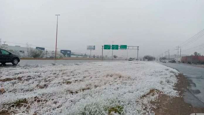 Aguanieve en Coahuila